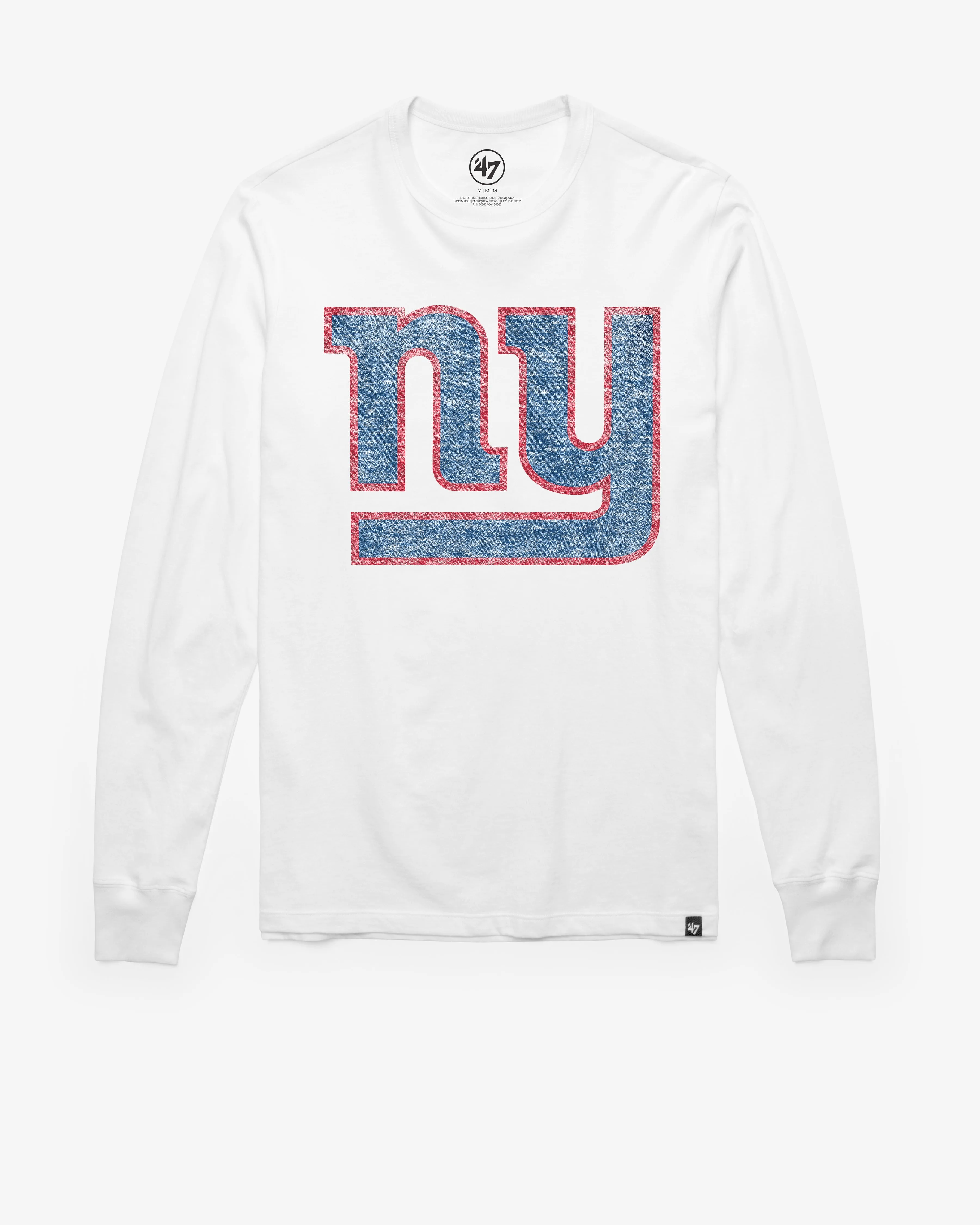 NEW YORK GIANTS PREMIER '47 FRANKLIN LONG SLEEVE TEE