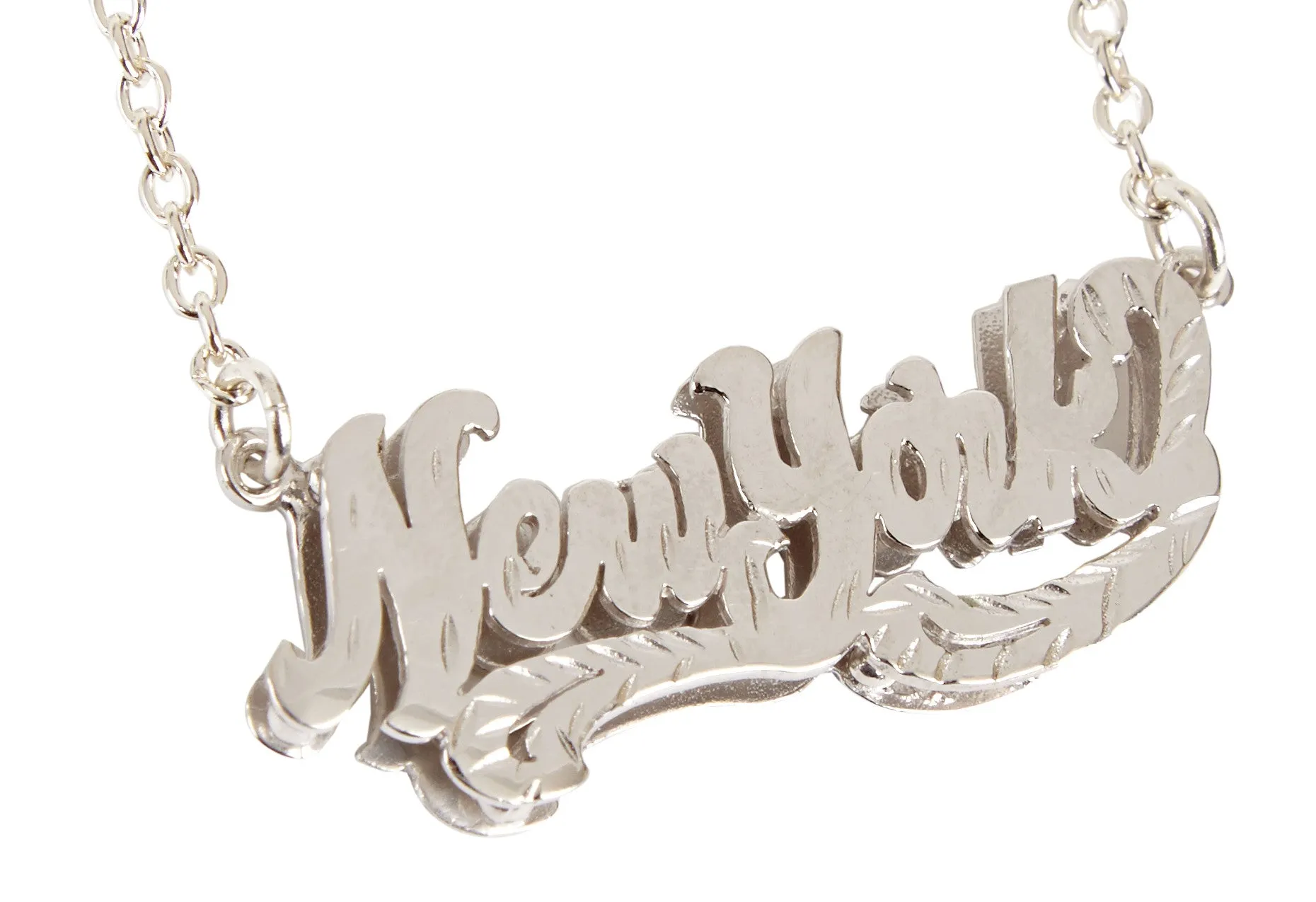 New York Nameplate Necklace