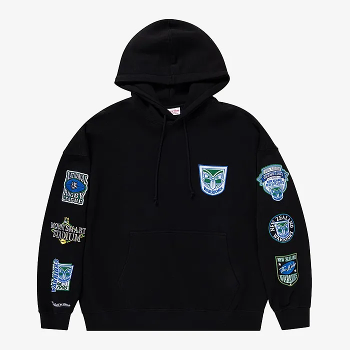 New Zealand Warriors Patch Hoodie | Hoodies & Crews | Stirling Sports