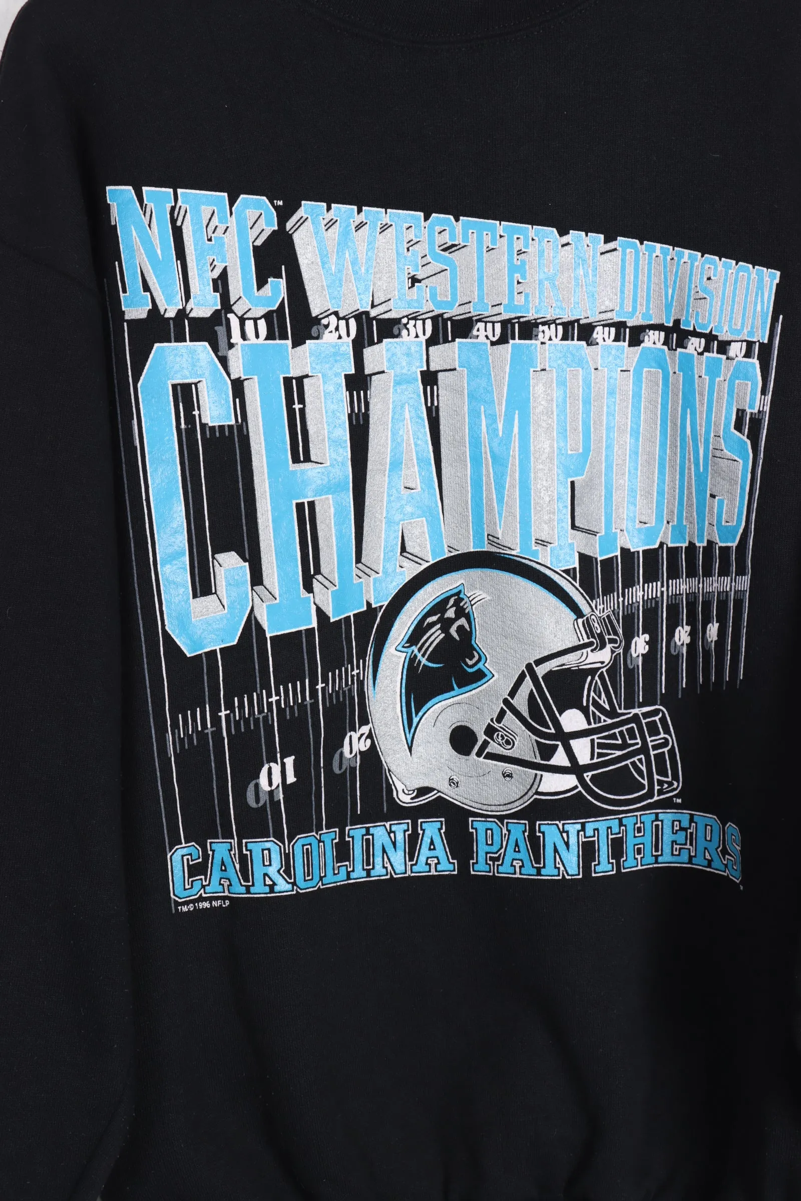 NFL 1996 Carolina Panthers NFC Champions Sweatshirt  USA Made(L-XL)