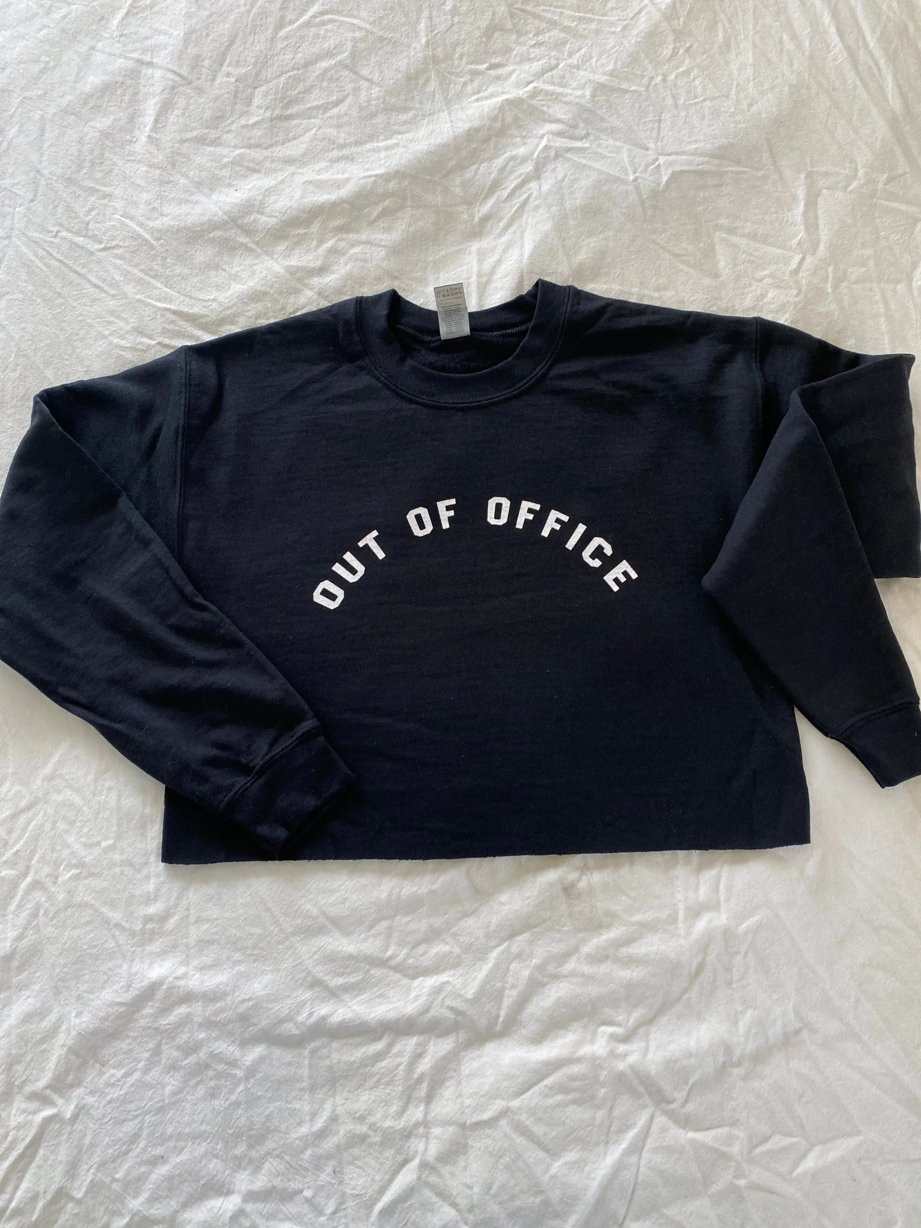 Office Crop Sweatshirt