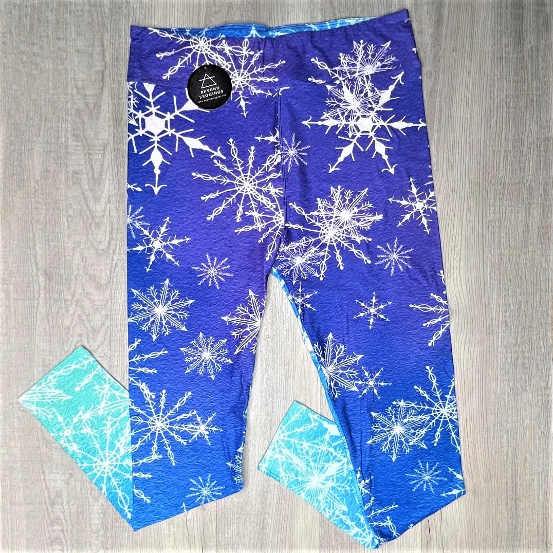 Ombre Snowflake Soft Leggings