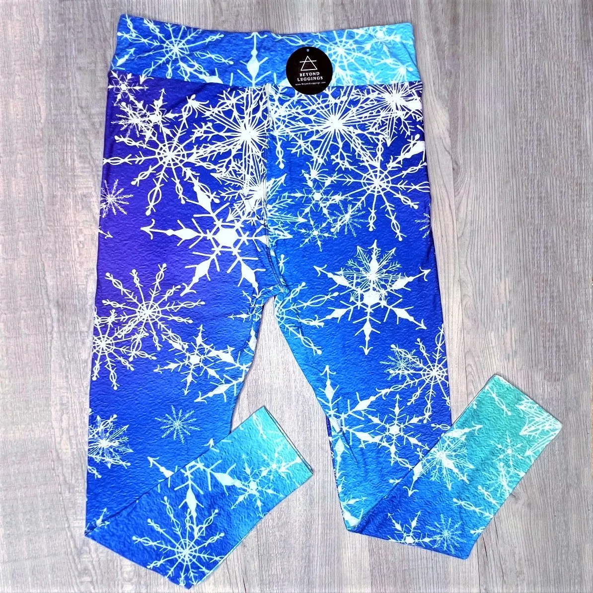 Ombre Snowflake Soft Leggings