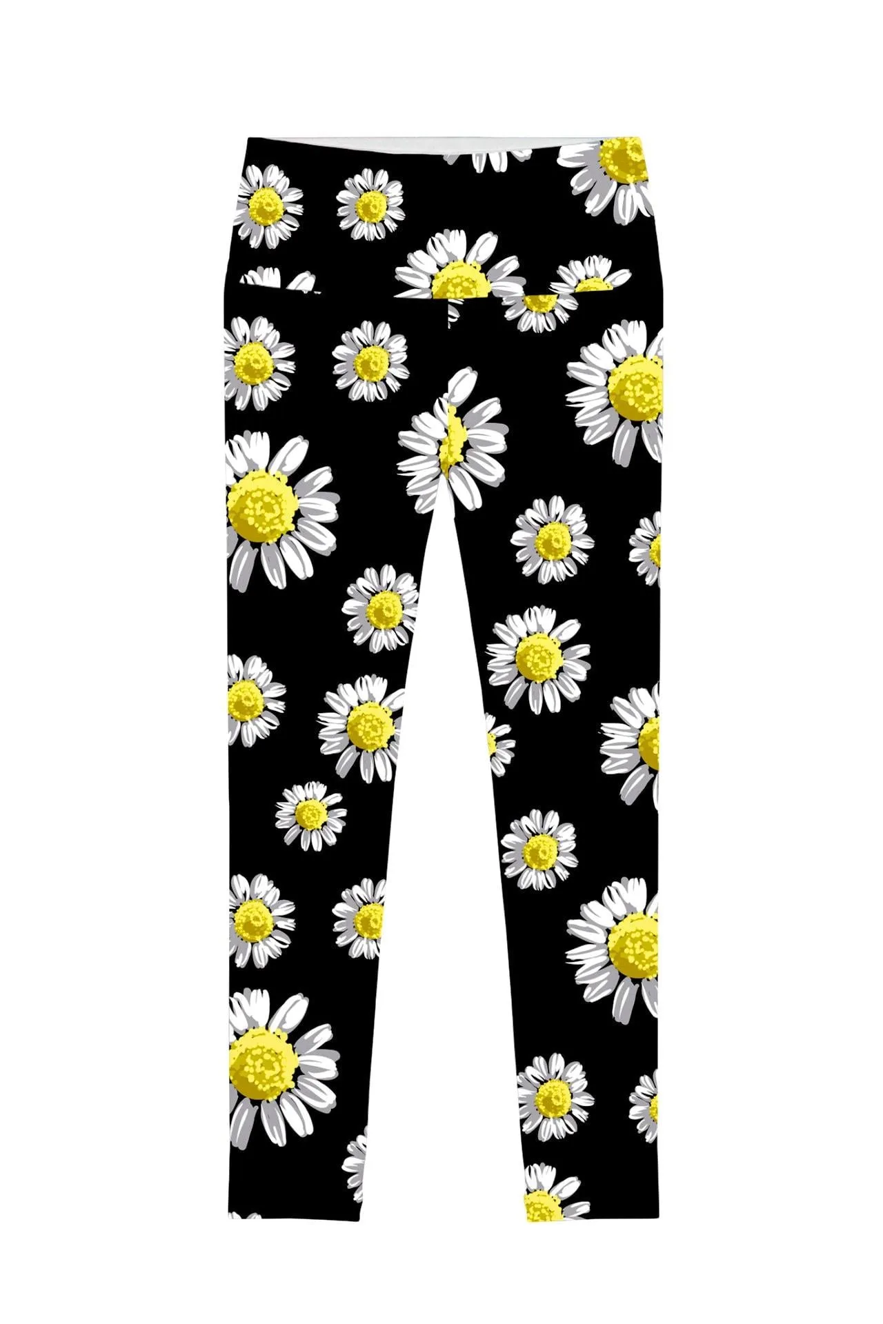 Oopsy Daisy Lucy Black Floral Performance Leggings - Women