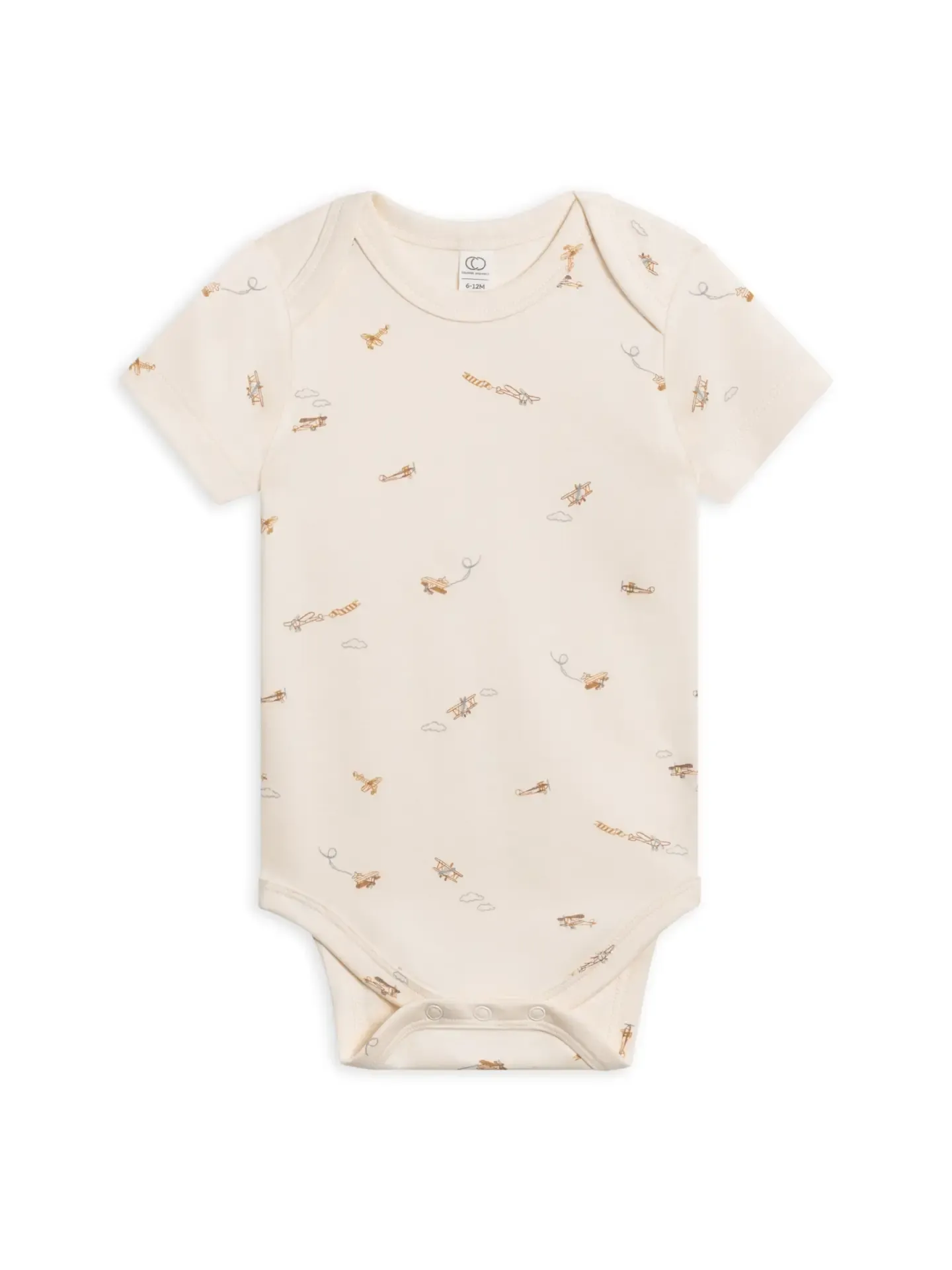 Organic Afton Bodysuit - Airplane / Mist