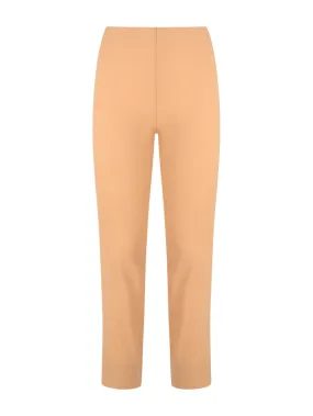 Pantalone capri con spacchetti in Super Fresh - Irish Cream