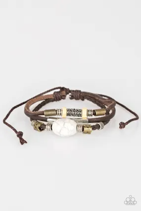 Paparazzi Across The Globe - Brown Urban Bracelet