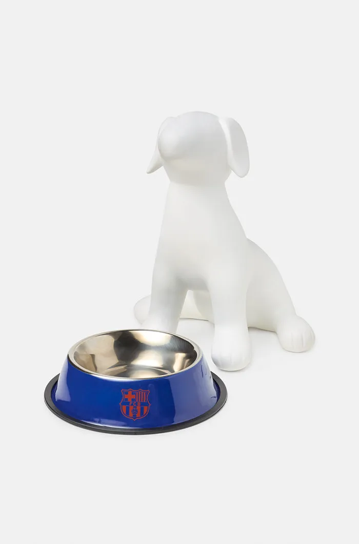 Pet feeder-drinker blue - FC Barcelona