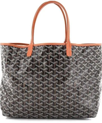 Pre-owned Goyard Pm Saint Louis Tote Coated Canvas