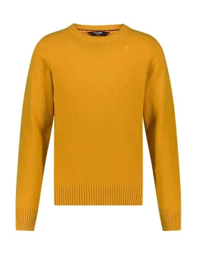 Pullover K-way uomo K2112PW Sebastien giallo mostarda