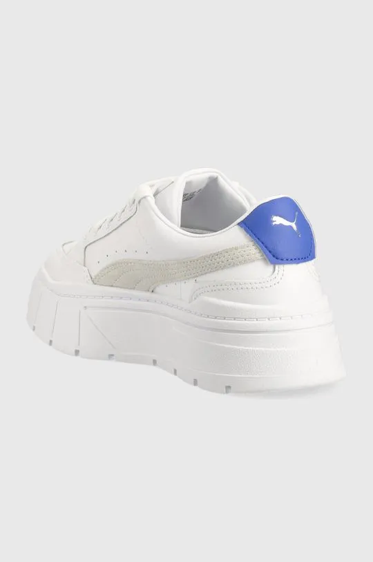 Puma leather sneakers Mayze Stack Wns white color 384363