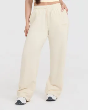 Raw Lounge Wide Leg Joggers | Off White