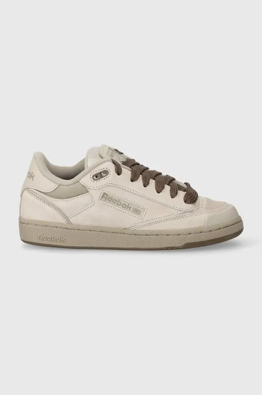 Reebok Classic suede sneakers Club C Bulc beige color 100074471