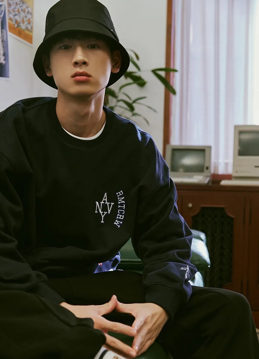 ROMANTIC CROWN  |Unisex Street Style Oversized Logo Sweatshirts