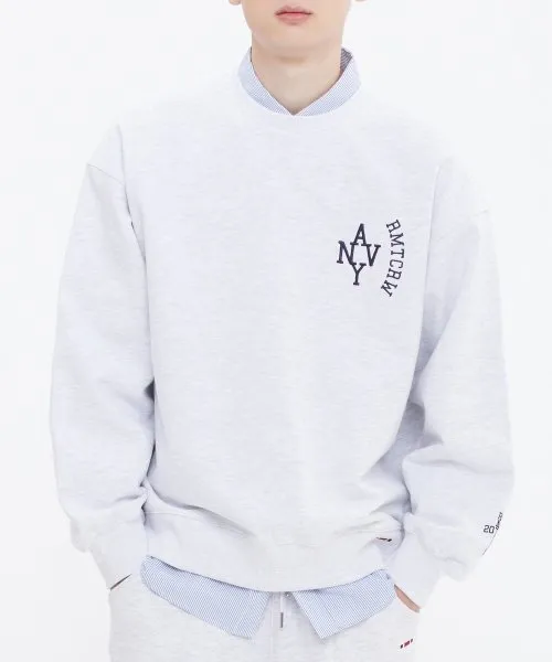 ROMANTIC CROWN  |Unisex Street Style Oversized Logo Sweatshirts