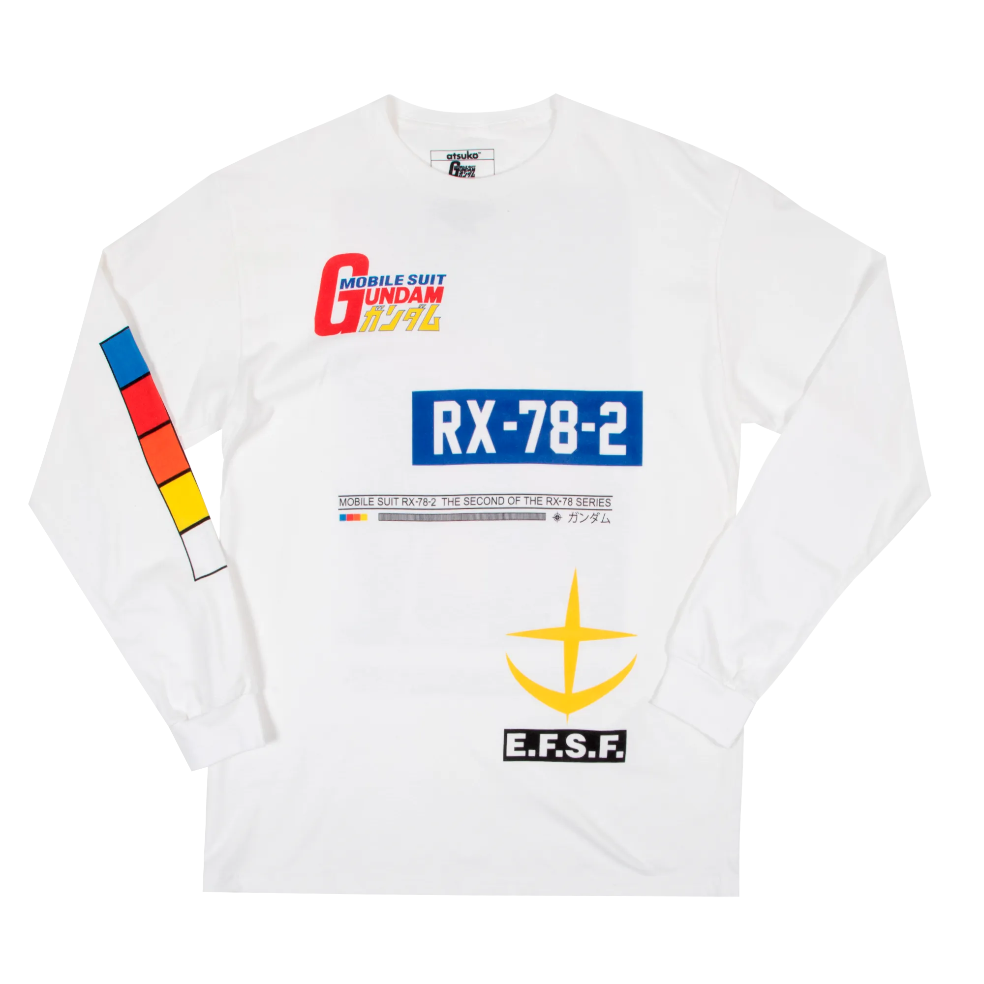 RX-78-2  Beam Saber White Long Sleeve