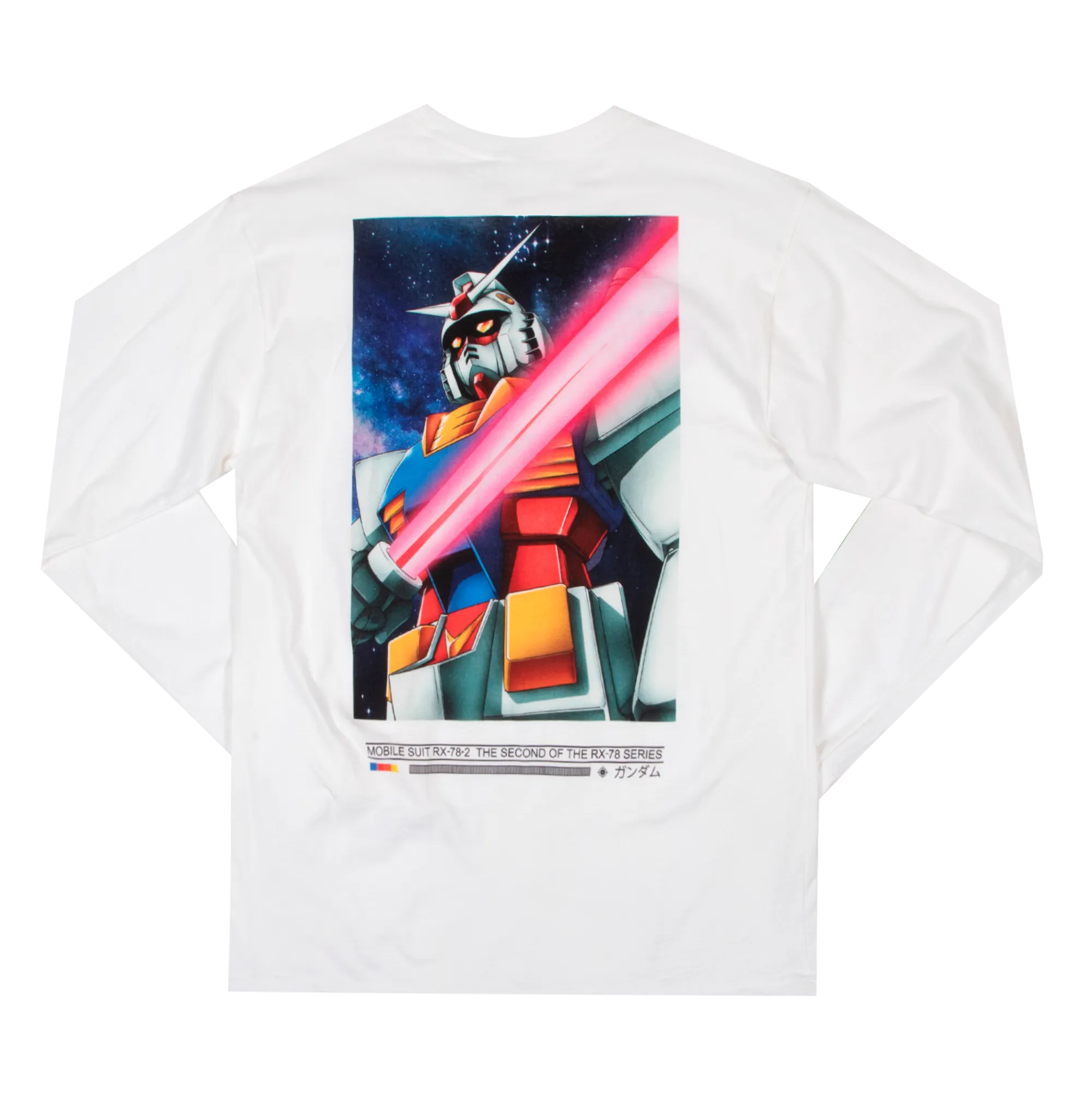 RX-78-2  Beam Saber White Long Sleeve