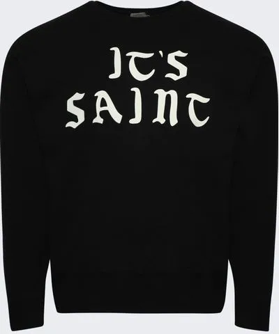 Saint Michael It's Saint Sweatshirt Black