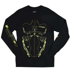 Sandevistan Speedware Black Long Sleeve Tee