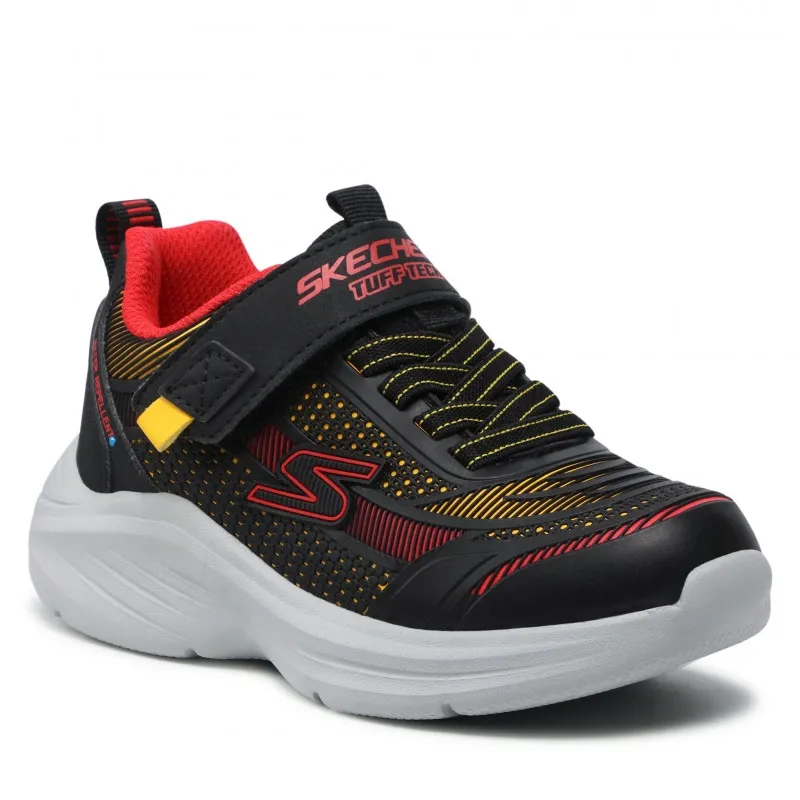 SNEAKERS SKECHERS BAMBINO HYPER-BLITZ - HYDRO-TRONIX BLACK/RED 403861L/BKRD