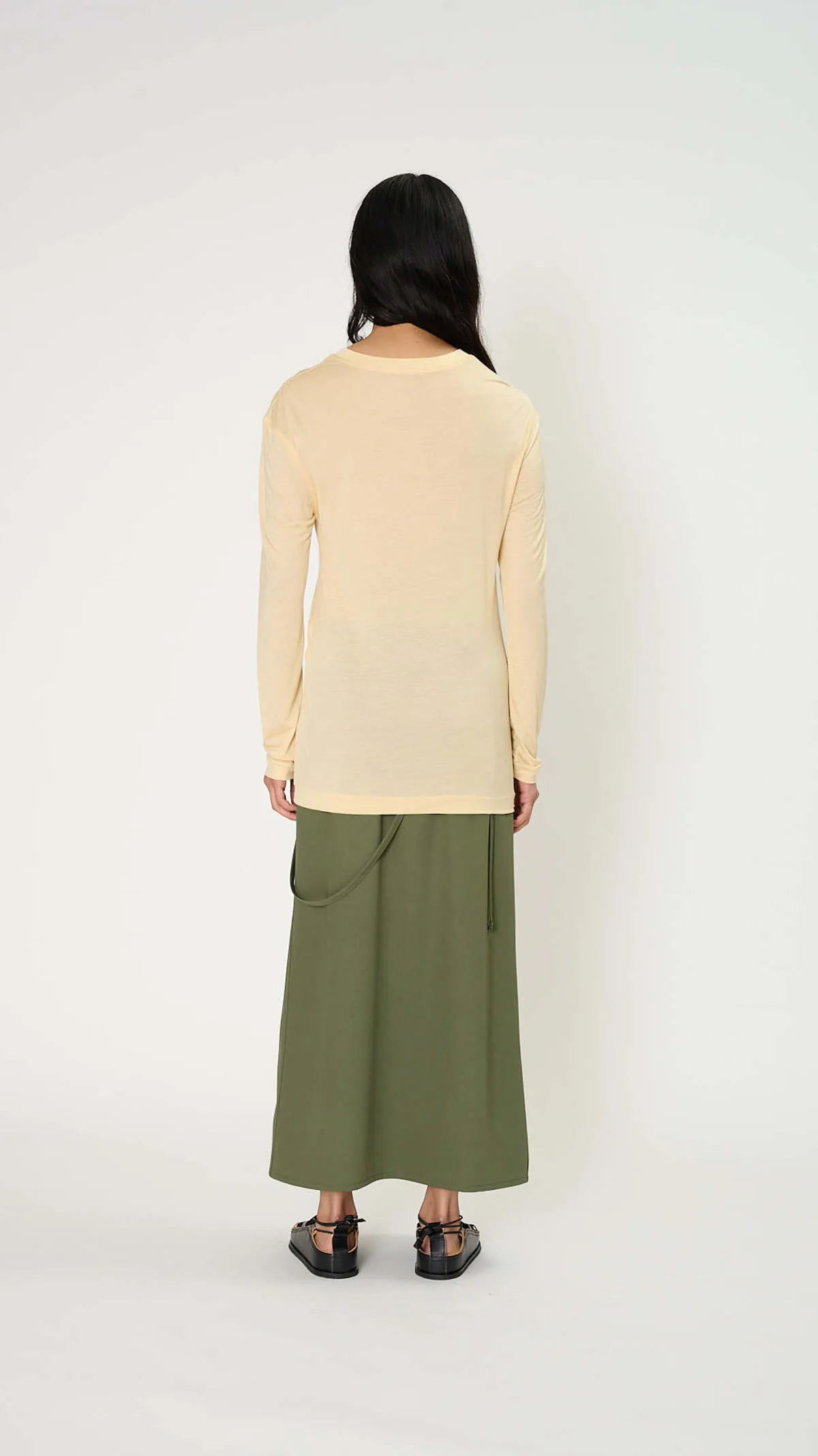 Soft Long Sleeve Tee - Ice Apricot