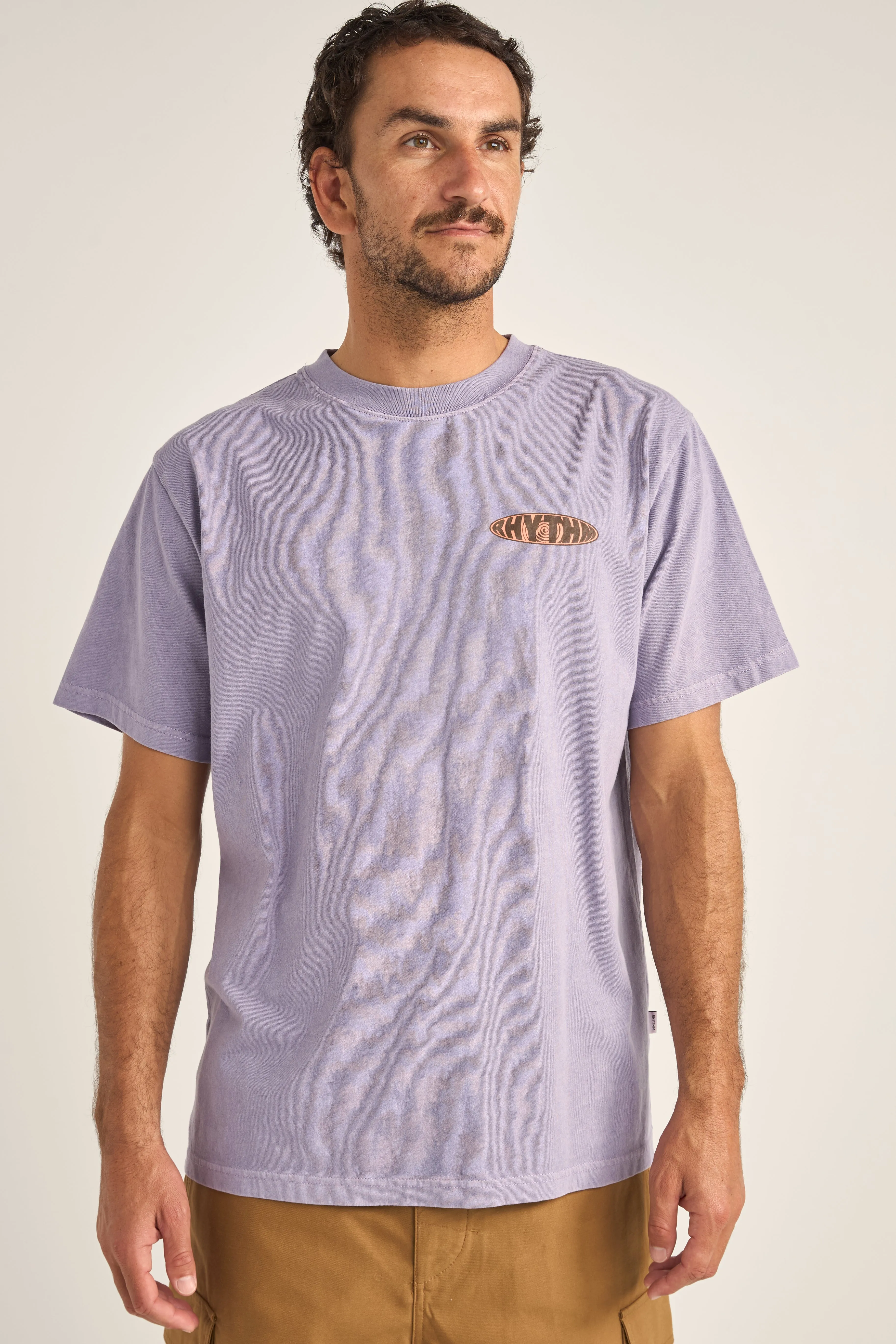 Sound Printed Vintage Ss T Shirt Mauve