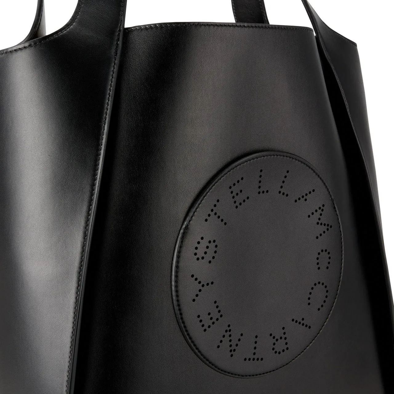 STELLA MCCARTNEY Stella Logo Square Tote Bag - Black