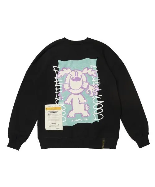 STIGMA  |[ STIGMA ]★DOGGY OVERSIZED CREWNECK