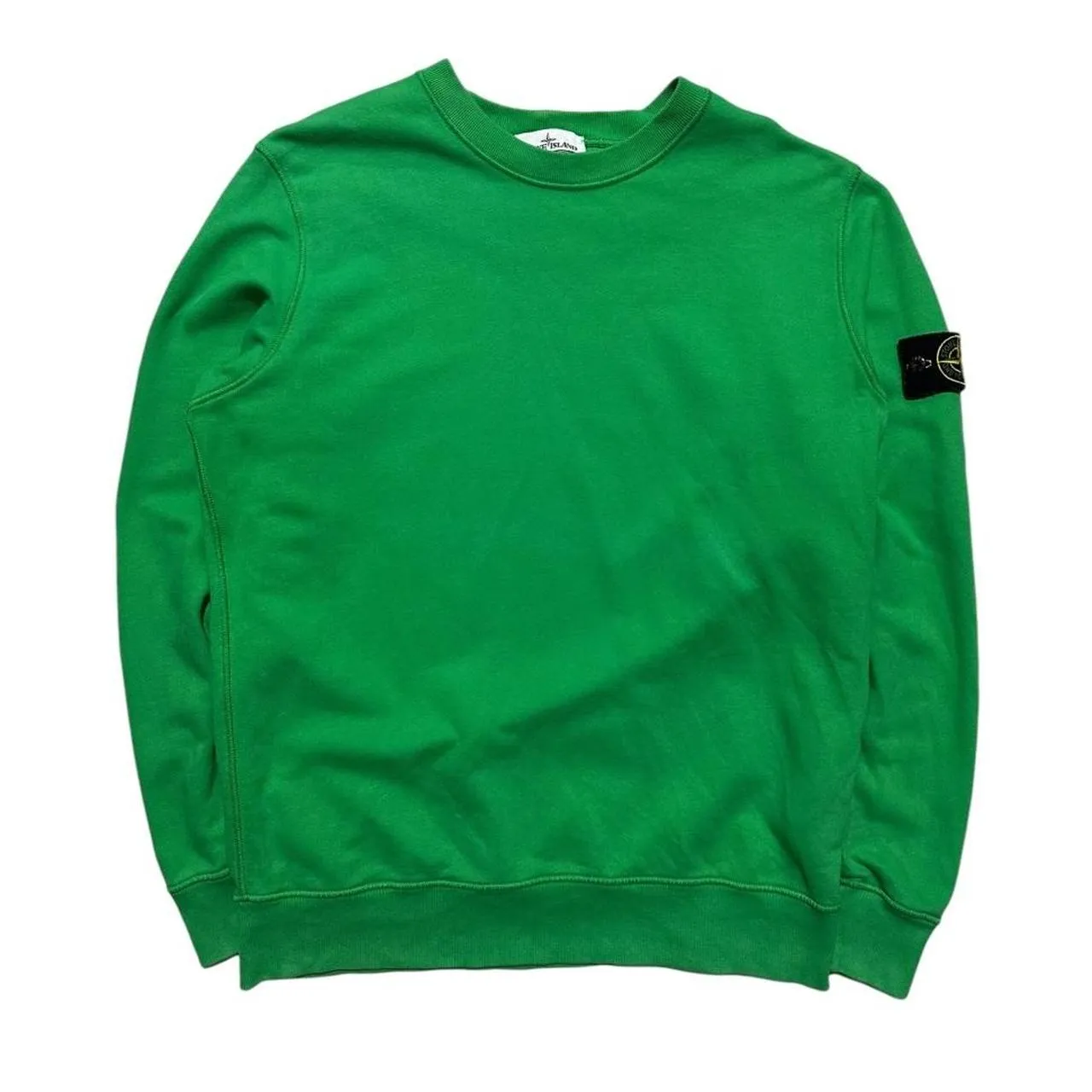 Stone Island Green Pullover Crewneck