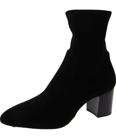 Stuart Weitzman Womens Suede Pull On Ankle Boots