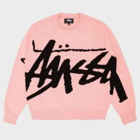 STUSSY  |Crew Neck Casual Style Unisex Street Style Long Sleeves