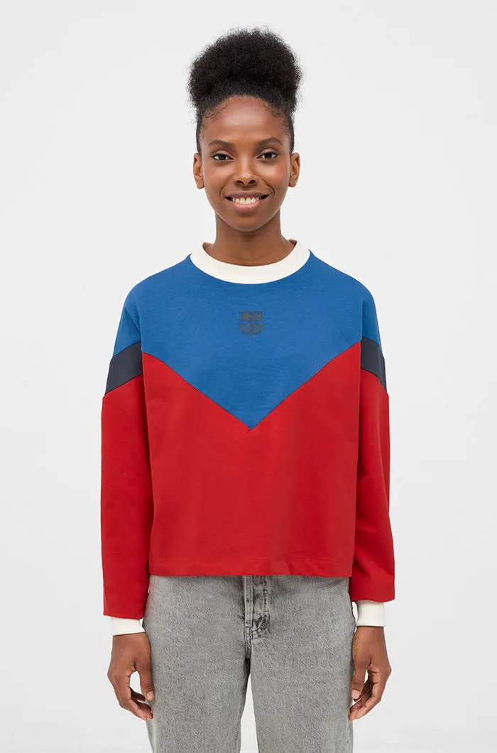 Sweatshirt tricolor Bara – Woman