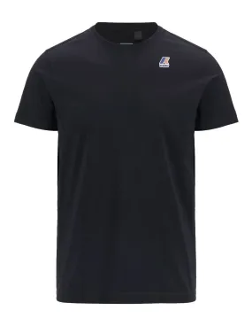 T-shirt K-way uomo K007JE0 Le Vrai Edouard blu depth