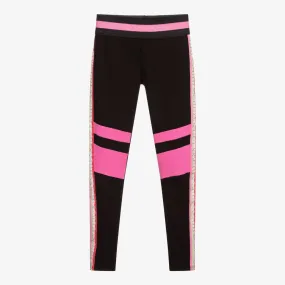 Teen Black Logo Leggings