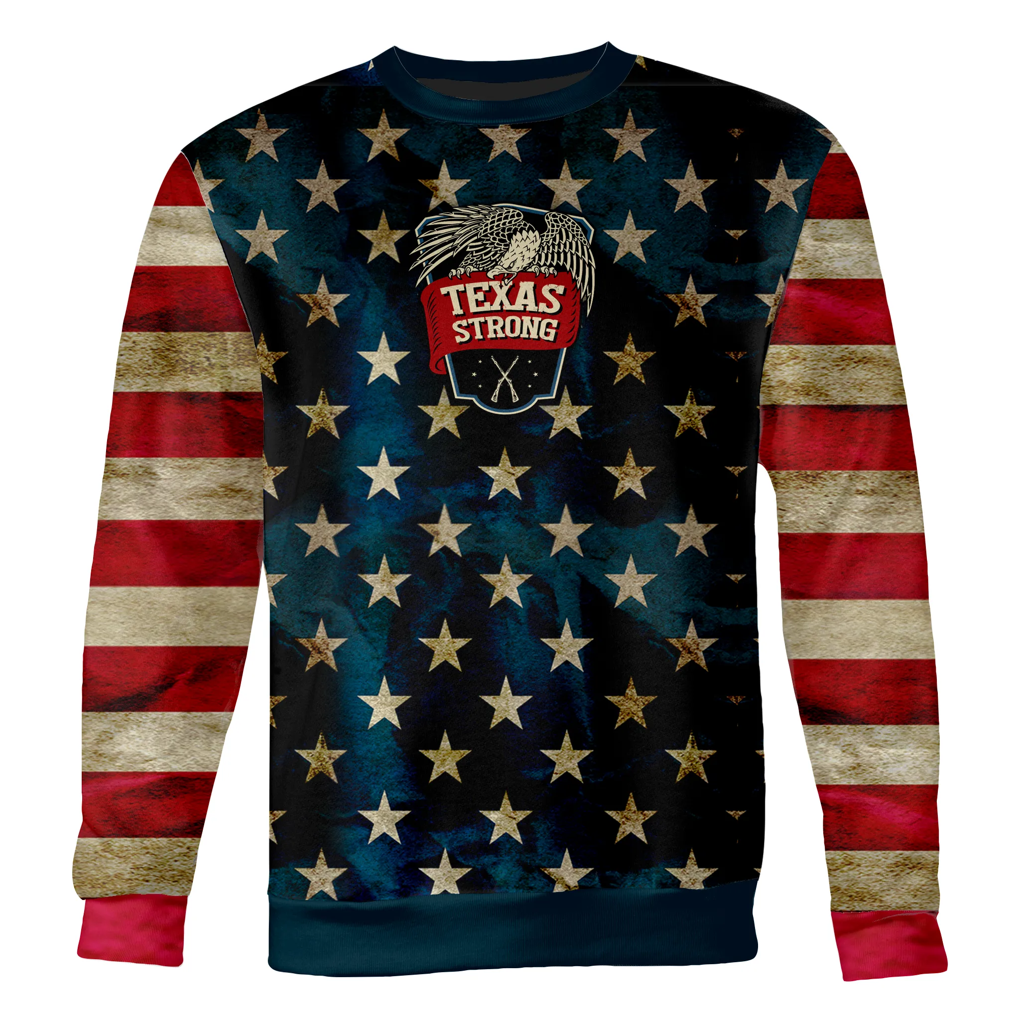 Texas Strong Unisex Sweatshirt Star Spangled