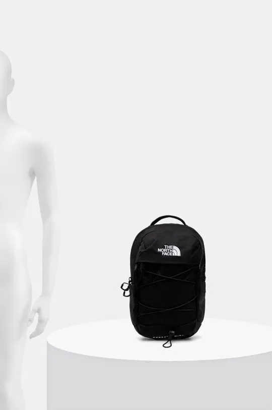 The North Face backpack Borealis Mini Backpack 10L black color with an application NF0A52SW4HF1