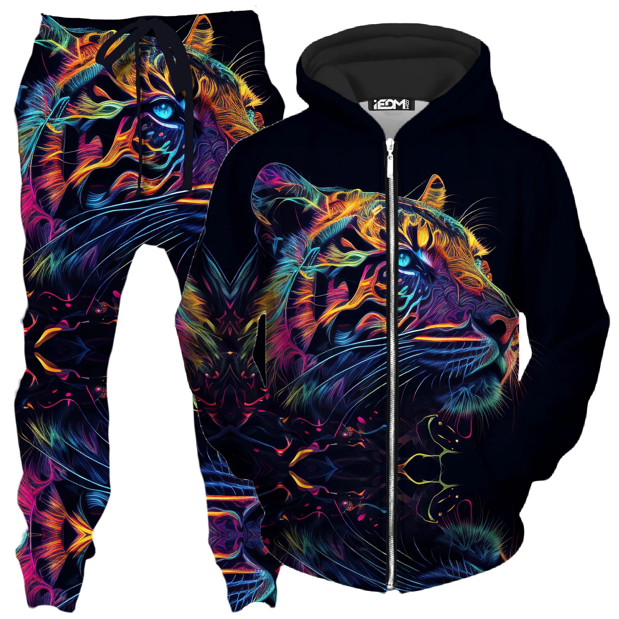 Tigre Realm Zip-Up Hoodie and Joggers Combo