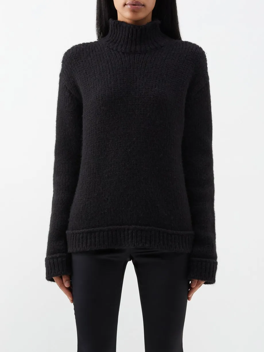 TOM FORD  |Casual Style Unisex Wool Street Style Plain High-Neck