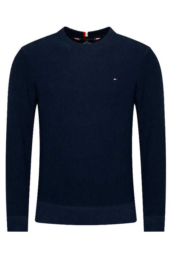 Tommy Hilfiger Cotton Knit Pullover Navy