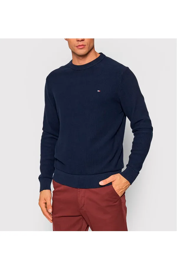 Tommy Hilfiger Cotton Knit Pullover Navy