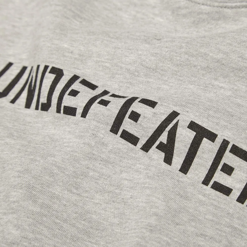 Undefeated Stencil Basic Pullover CrewGrey Heather