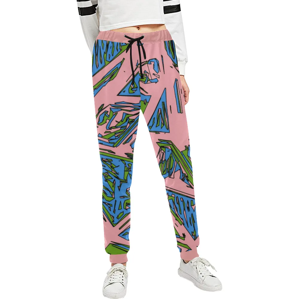 Urban Geo Frenzy Women's All Over Print Jogger Sweatpants