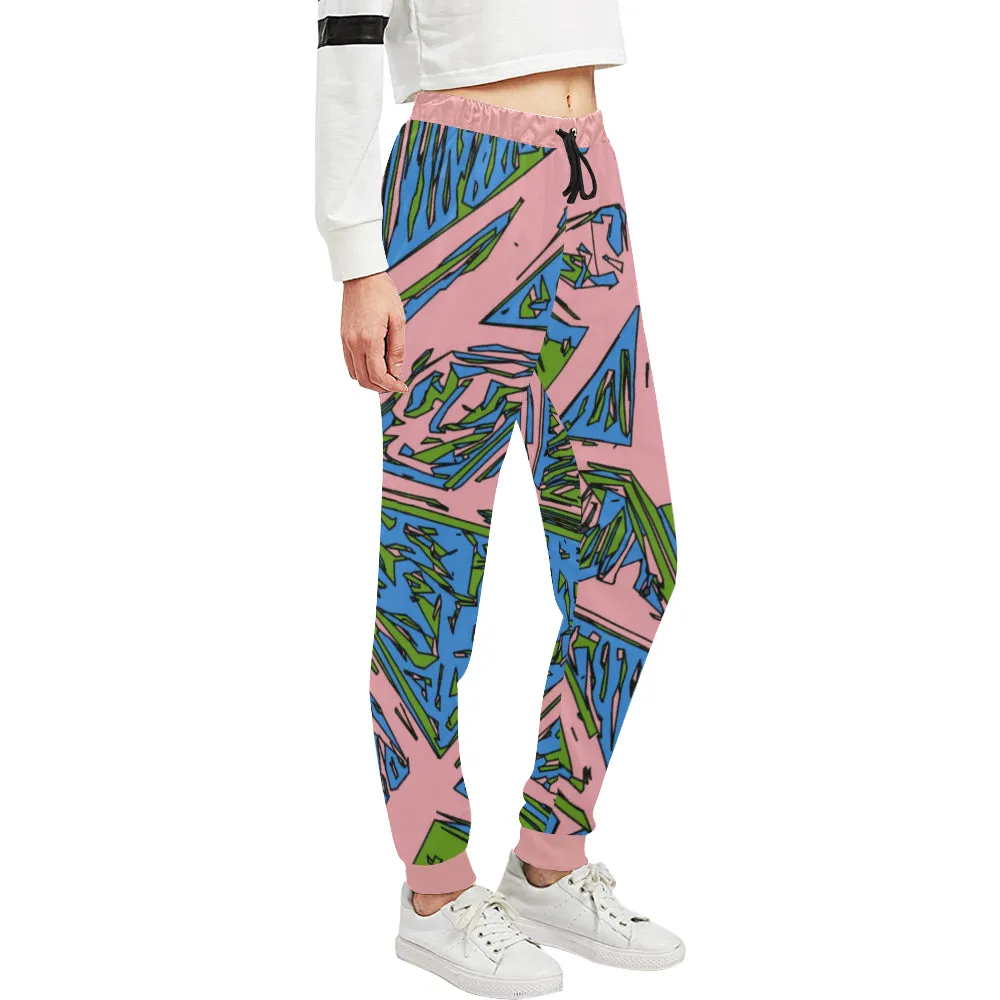 Urban Geo Frenzy Women's All Over Print Jogger Sweatpants