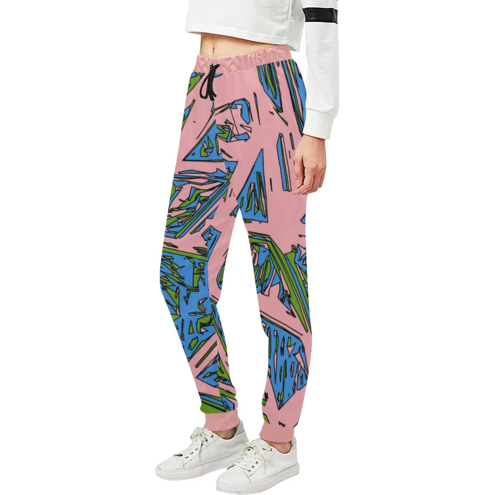 Urban Geo Frenzy Women's All Over Print Jogger Sweatpants