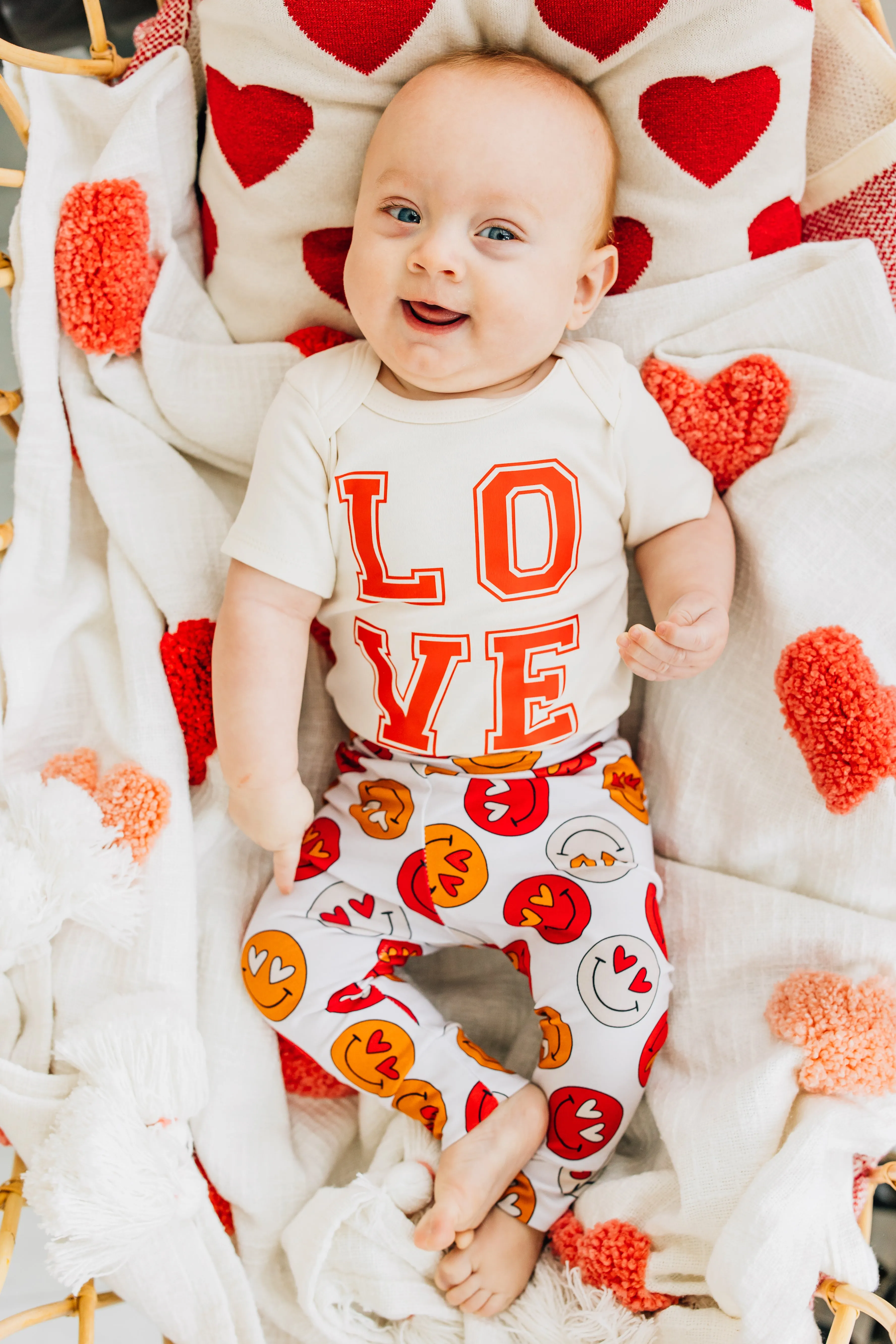 Valentine Smiley Leggings