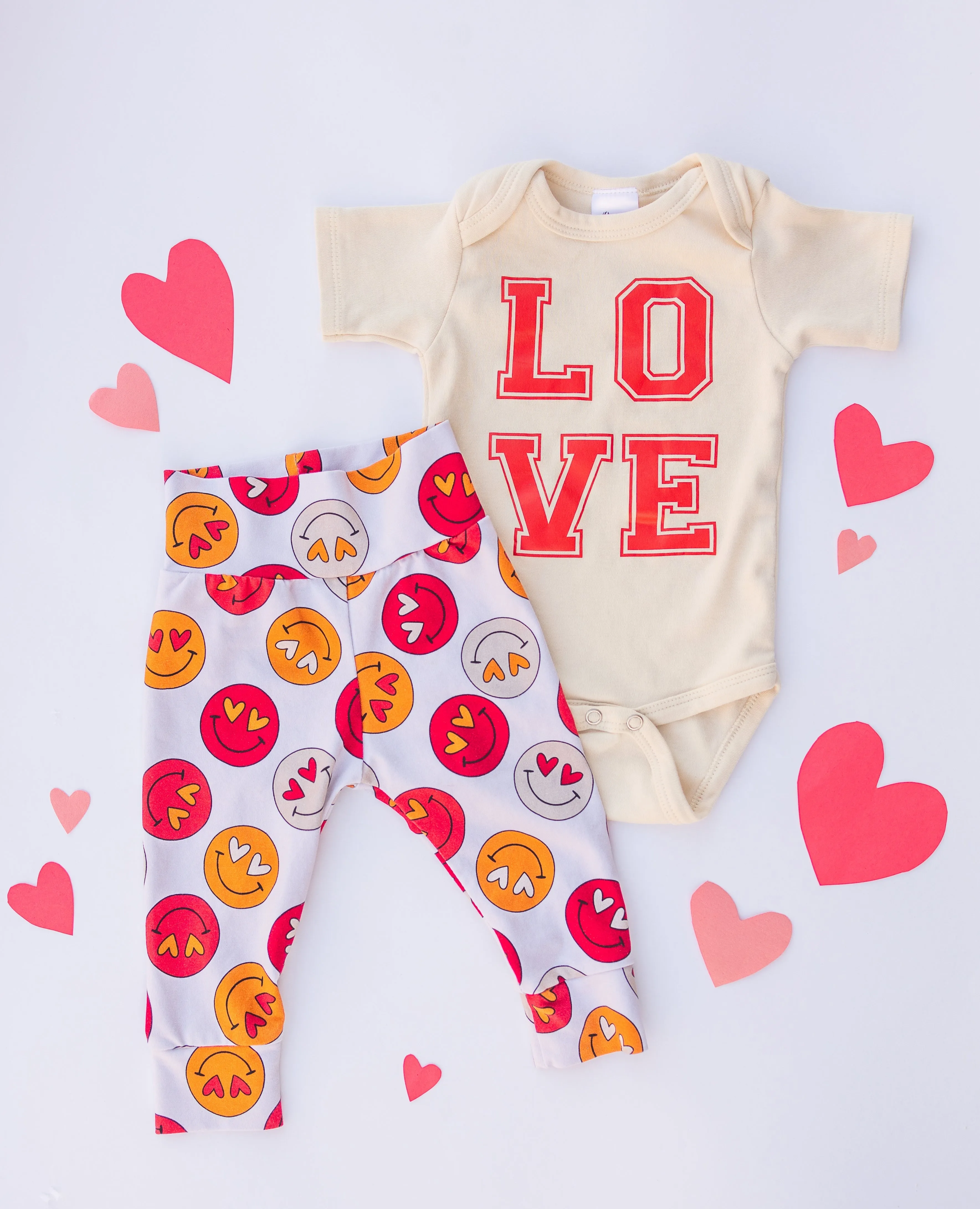 Valentine Smiley Leggings