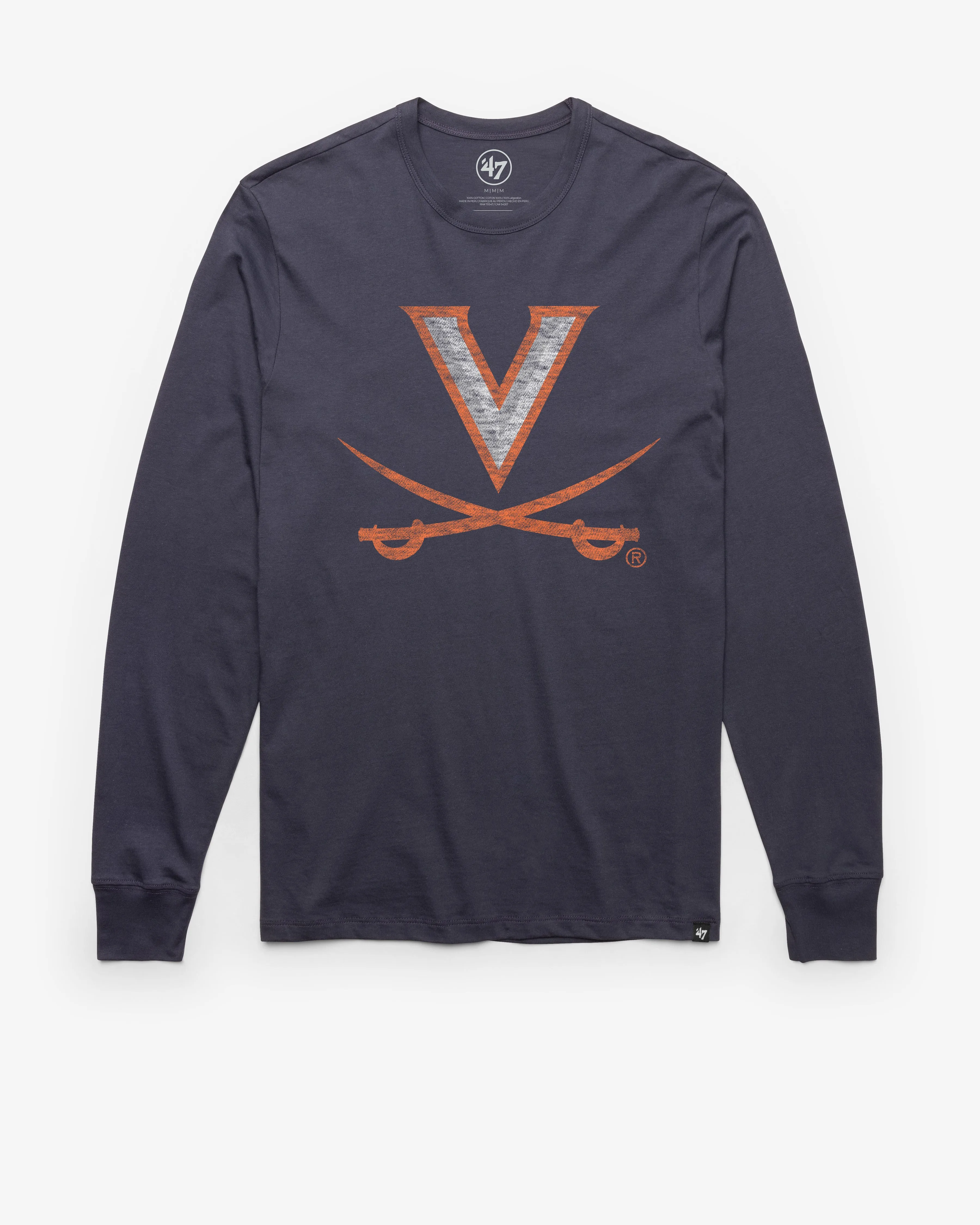 VIRGINIA CAVALIERS PREMIER '47 FRANKLIN LONG SLEEVE TEE