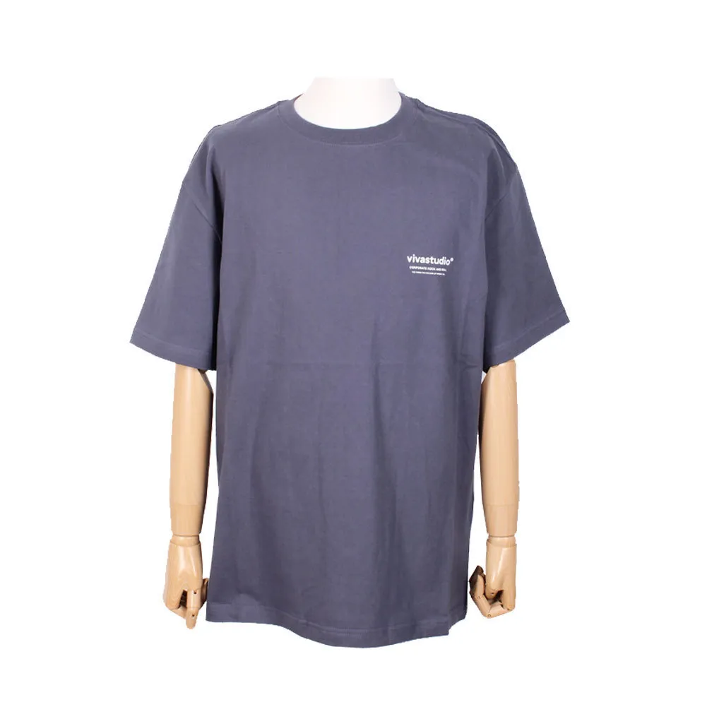 vivastudio  |Crew Neck Unisex Street Style Plain Cotton Short Sleeves