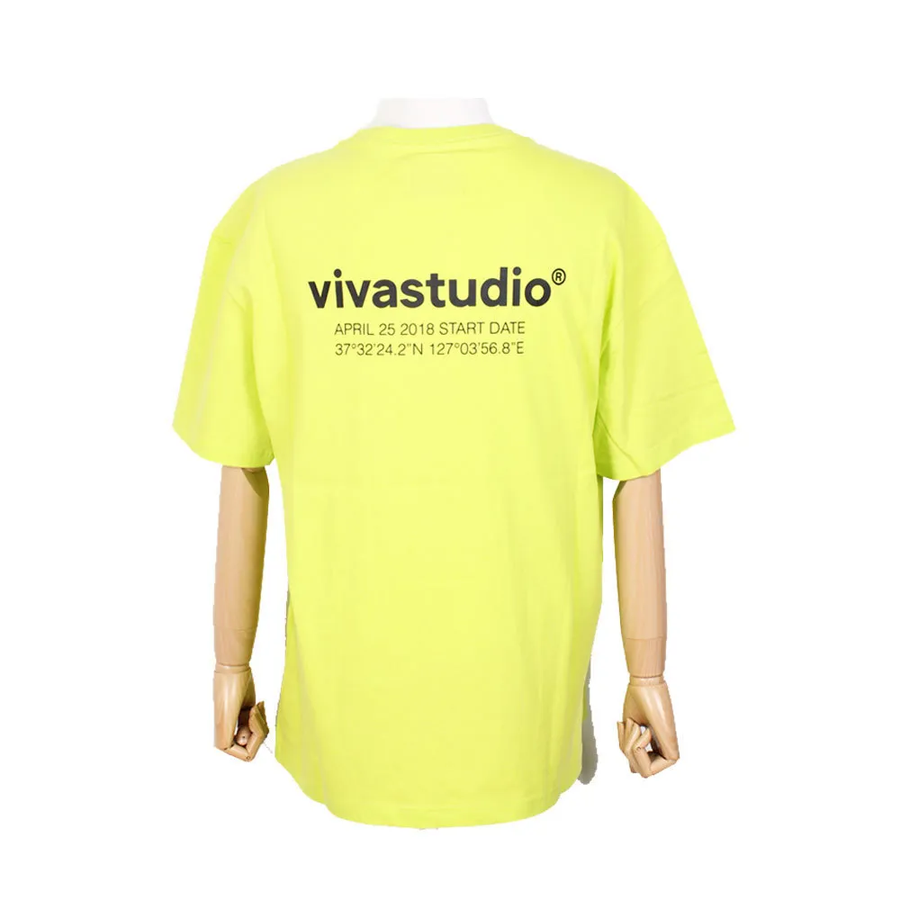 vivastudio  |Crew Neck Unisex Street Style Plain Cotton Short Sleeves