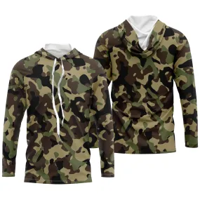 Vêtements Camouflage Pêche et Chasse, Cadeau Pêcheur, Chasseur, T-shirt Camouflage, Sweat à Capuche Anti-UV - CT06072228